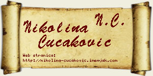 Nikolina Čučaković vizit kartica